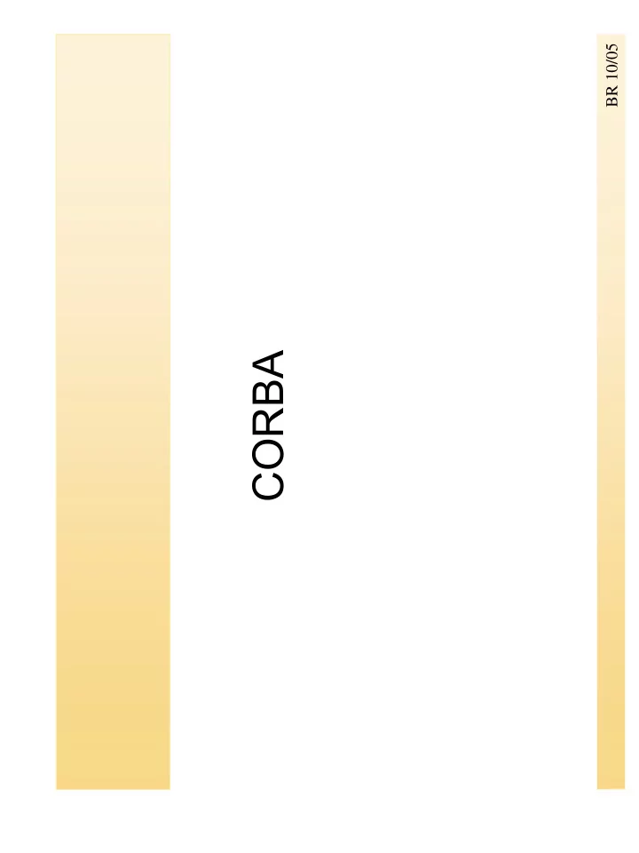 corba what is corba