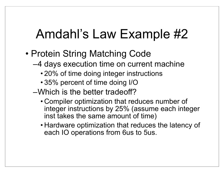 amdahl s law example 2