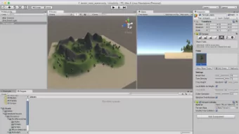 Terrain  Unitys Terrain editor  islands   topographical landscapes   Mountains   And
