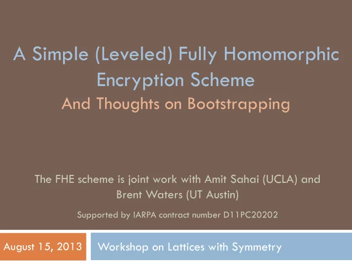 encryption scheme