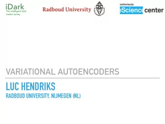 LUC HENDRIKS  RADBOUD UNIVERSITY, NIJMEGEN (NL)                VARIATIONAL