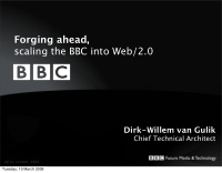 forging ahead scaling the bbc into web 2 0