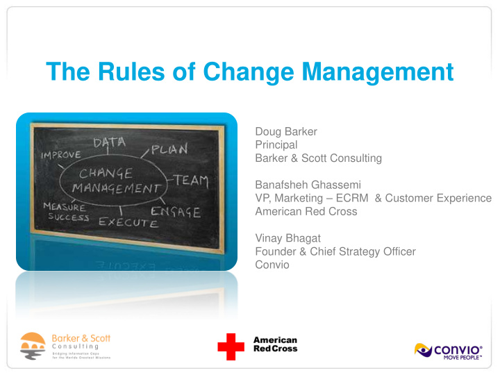 the rules of change management