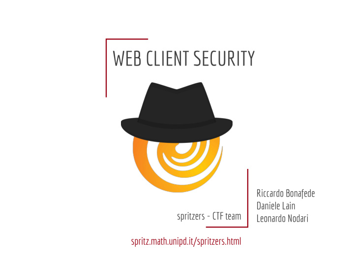 web client security