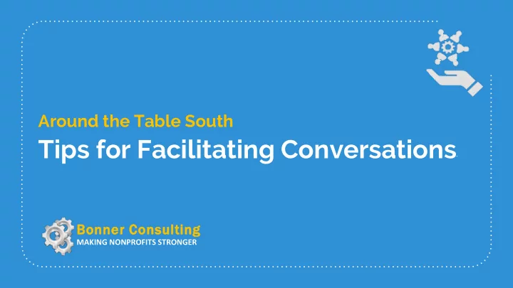 tips for facilitating conversations