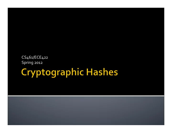 cs461 ece422 spring 2012 text chapters 2 and 21 handbook
