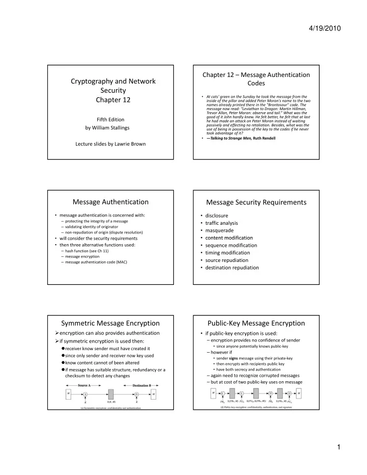 cryptography and network