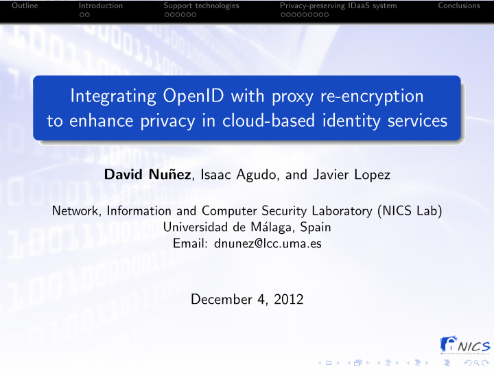 integrating openid with proxy re encryption to enhance
