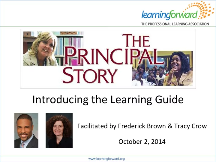 introducing the learning guide