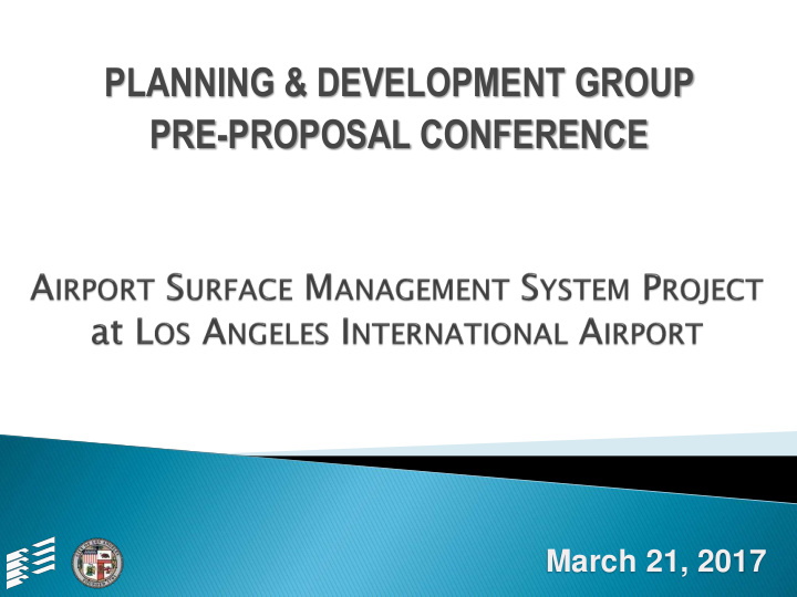 march 21 2017 pre proposal meeting agenda introduction