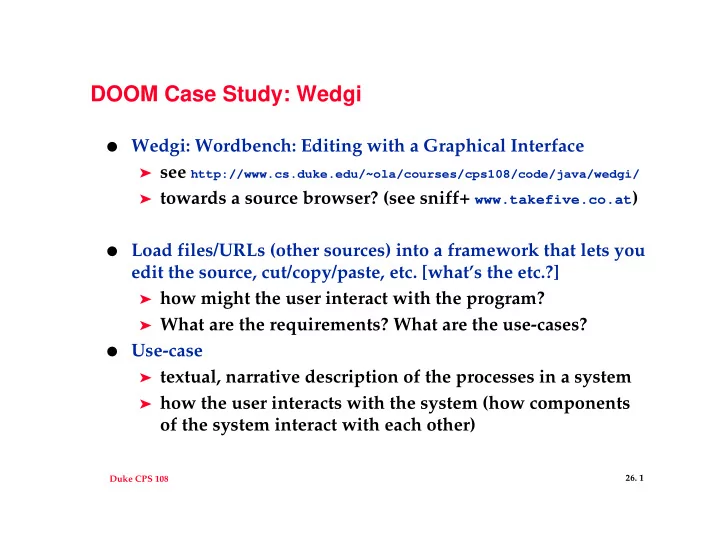 doom case study wedgi