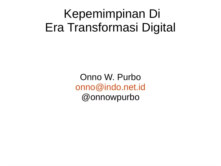 kepemimpinan di era transformasi digital