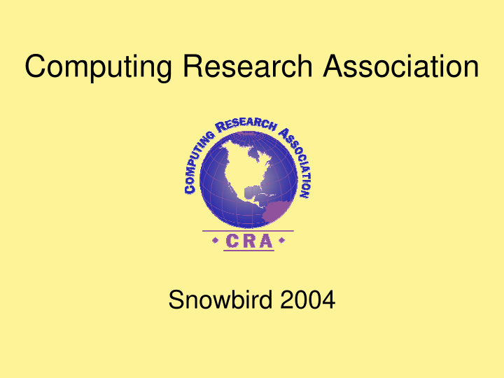 computing research association