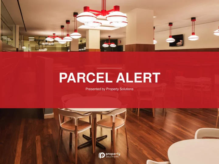parcel alert