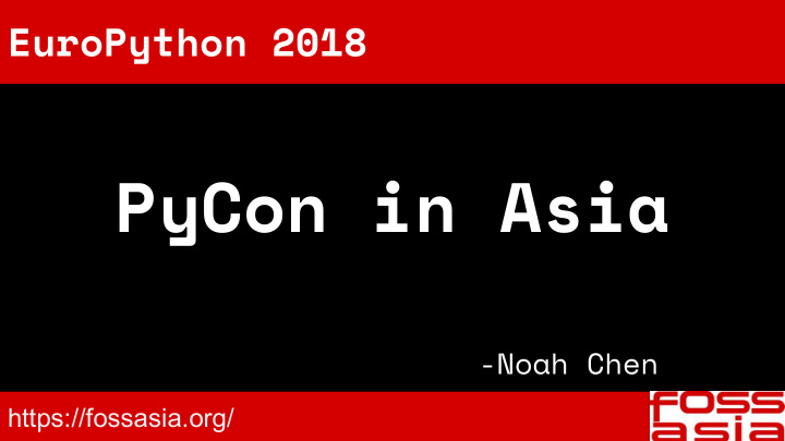 pycon in asia