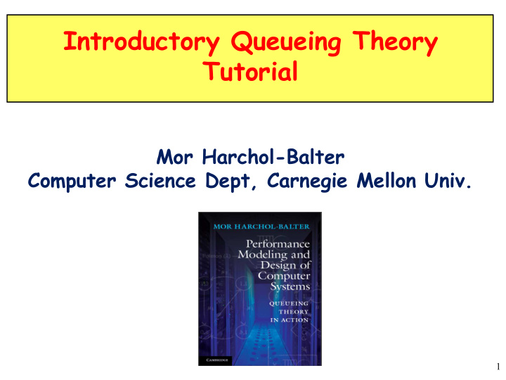 introductory queueing theory tutorial