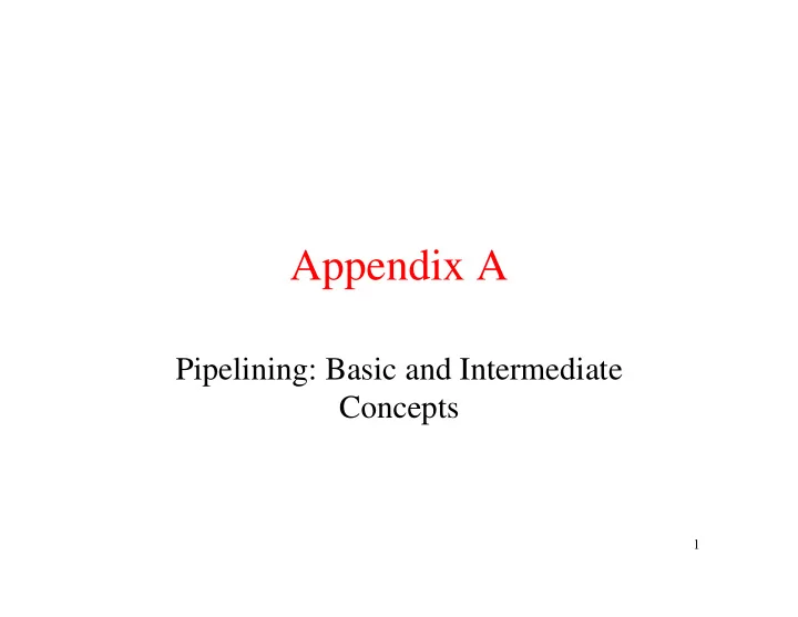 appendix a appendix a
