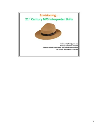 1 Audience focus needed  2 Letting Go: Sharing Historical Authority in a User  generated world