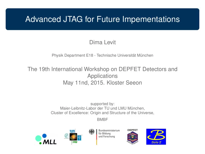 advanced jtag for future impementations