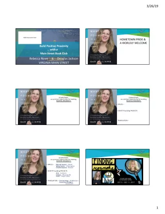 3/26/19  INSERT Martinsville Trailer  HOMETOWN PRIDE &amp;  A WORLDLY WELCOME  Build Positive