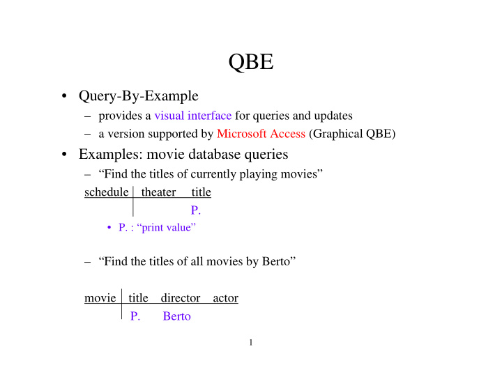 qbe