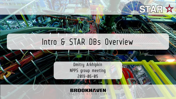 intro star dbs overview