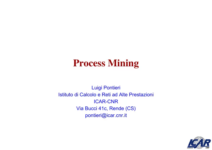 process mining