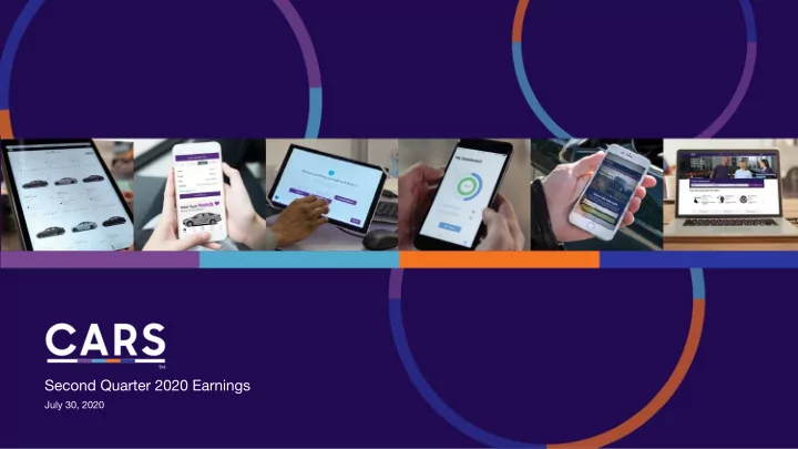 second quarter 2020 earnings