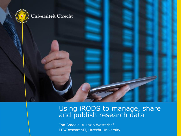 using irods to manage share