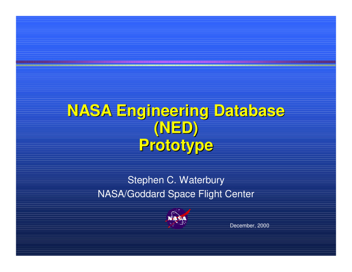 nasa engineering database nasa engineering database ned