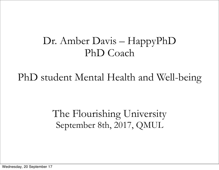 dr amber davis happyphd phd coach phd student mental