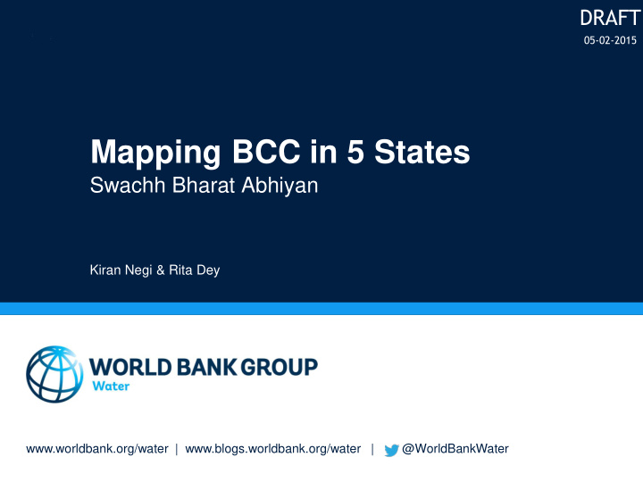 mapping bcc in 5 states
