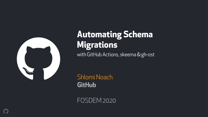 automating schema migrations