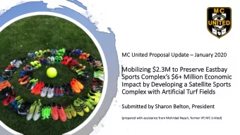 mer VP, MC United)  (prepared with assistance from  m Mehrdad Nazari, forme  Changing Trends in