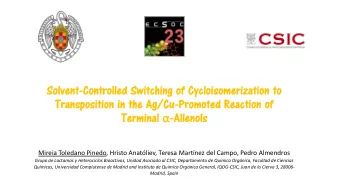 Mireia Toledano Pinedo, Hristo Anatliev, Teresa Martnez del Campo, Pedro Almendros  Grupo de