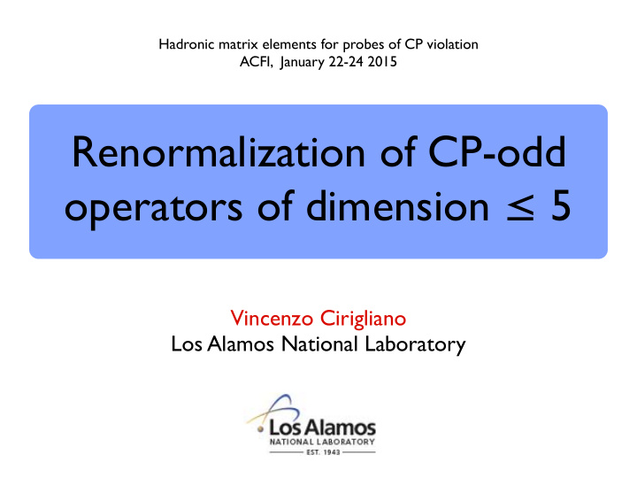 renormalization of cp odd operators of dimension 5