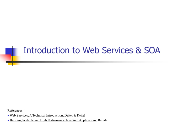 introduction to web services soa