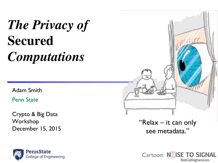 the privacy of