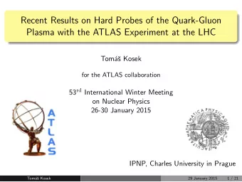 Recent Results on Hard Probes of the Quark-Gluon  Plasma with the ATLAS Experiment at the LHC