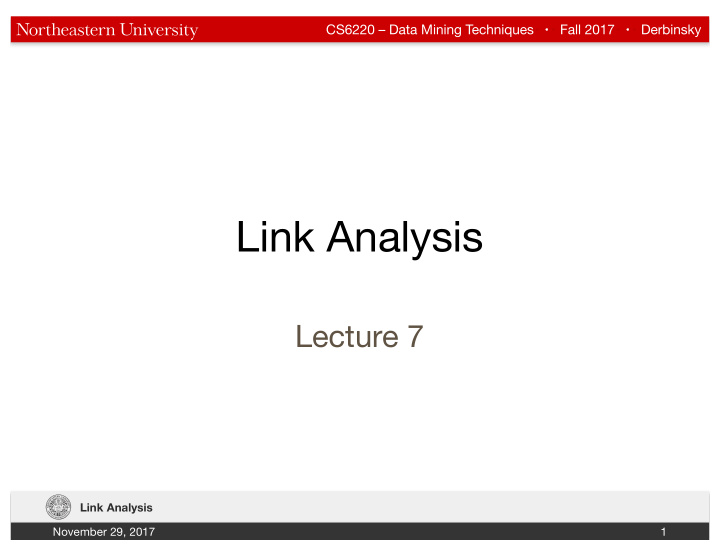 link analysis