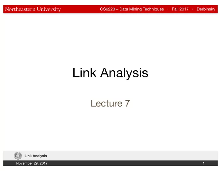 link analysis