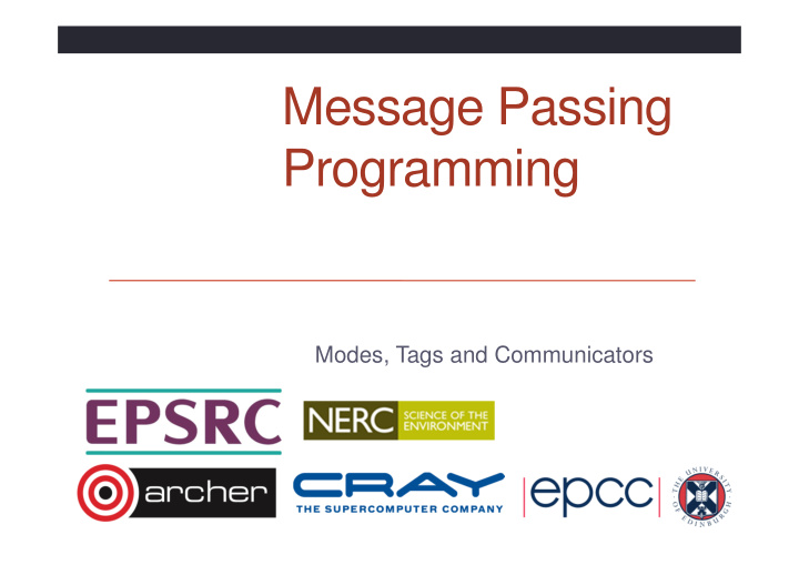 message passing programming