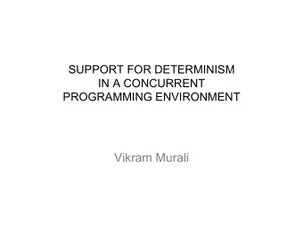 Vikram Murali  Learning from Mistakes  A  Comprehensive study on Real World  Concurrency Bug