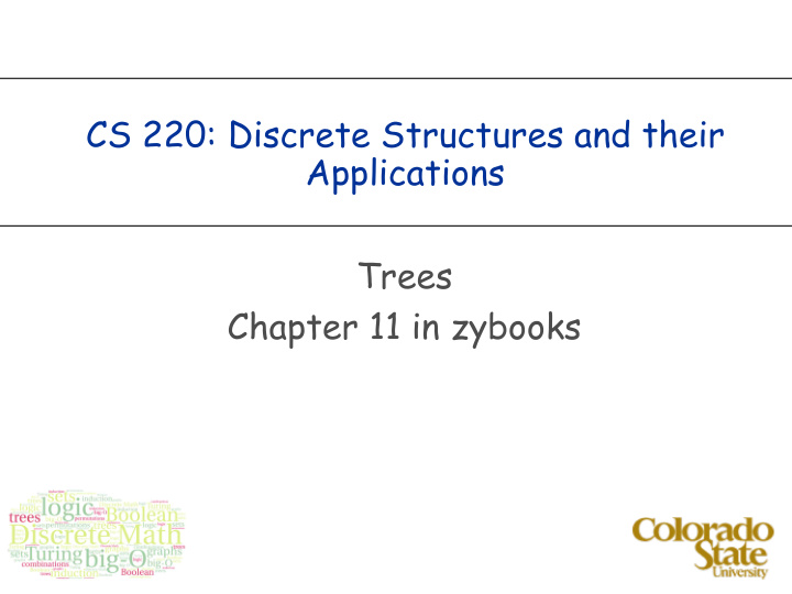 cs 220 discrete structures and their applications trees