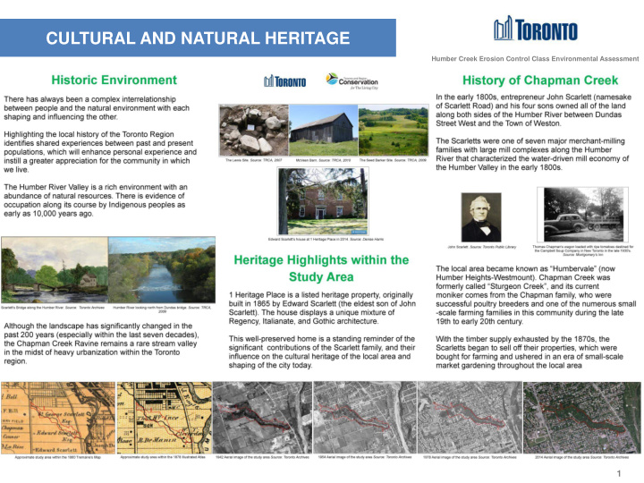 cultural and natural heritage