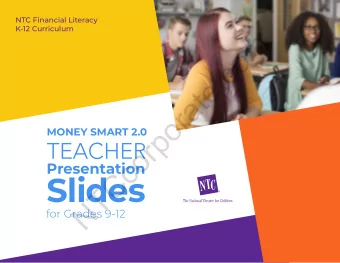 Slides  T  N  for Grades 9-12  DREAM JOB  m  o  1.  What are your interests? What excites you?  c