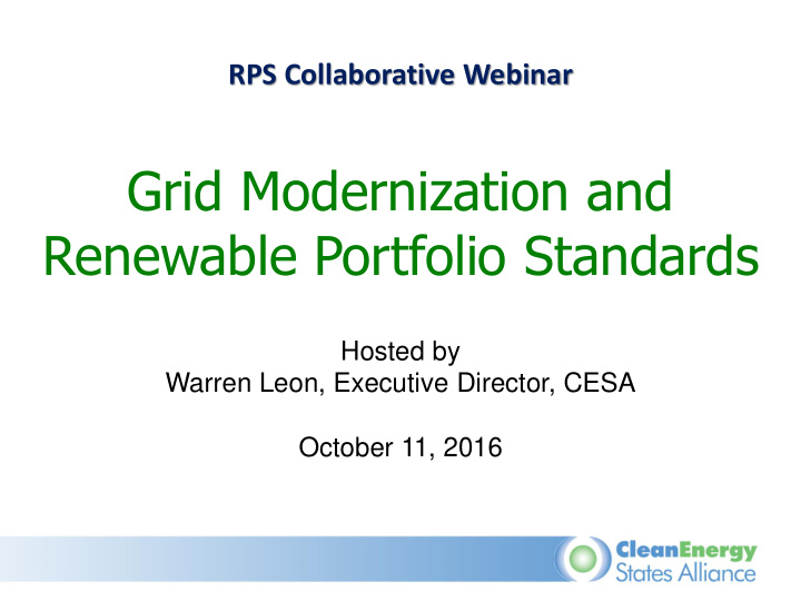 grid modernization and