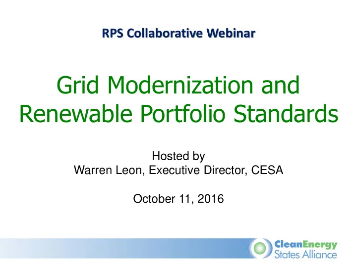 grid modernization and