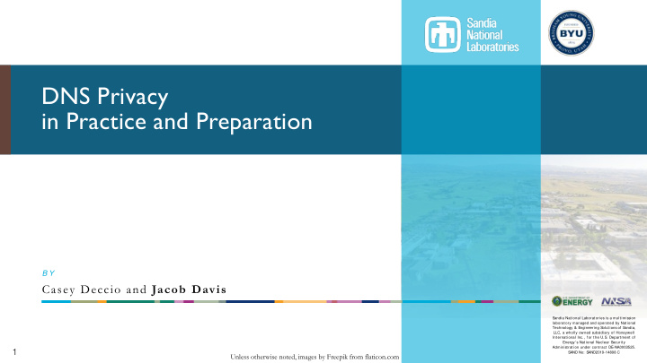 dns privacy in practice and preparation