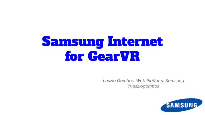 samsung internet for gearvr